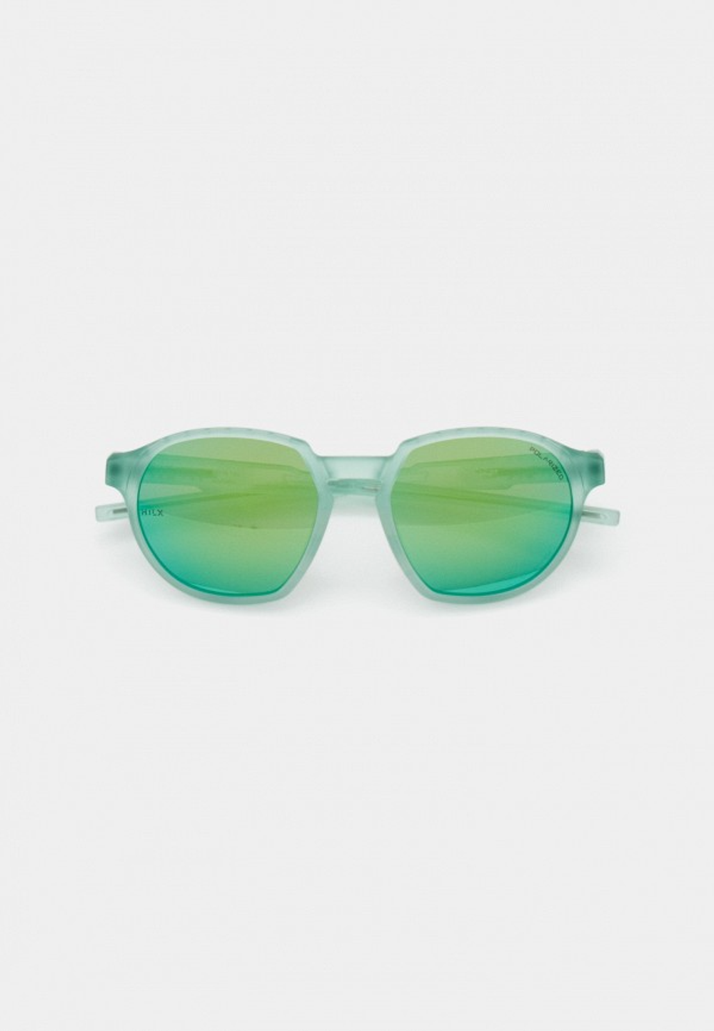 Спортивные очки HILX Orion Matt Crystal Green / Green Mirror Polarized Lens