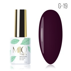 Гель-лак MIO NAILS G-19. Спелая слива, 8мл.