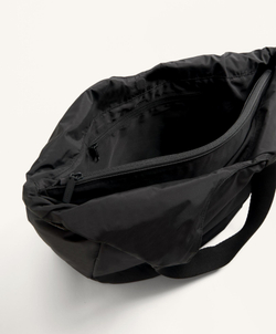 Oysho Сумка-шоппер с контрастной ручкой, черный