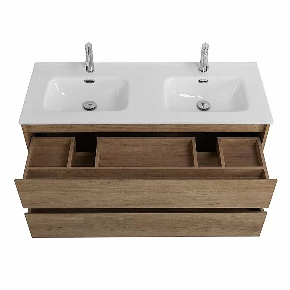 Тумба с раковиной BelBagno KRAFT 2C 120 натуральный дуб небраска