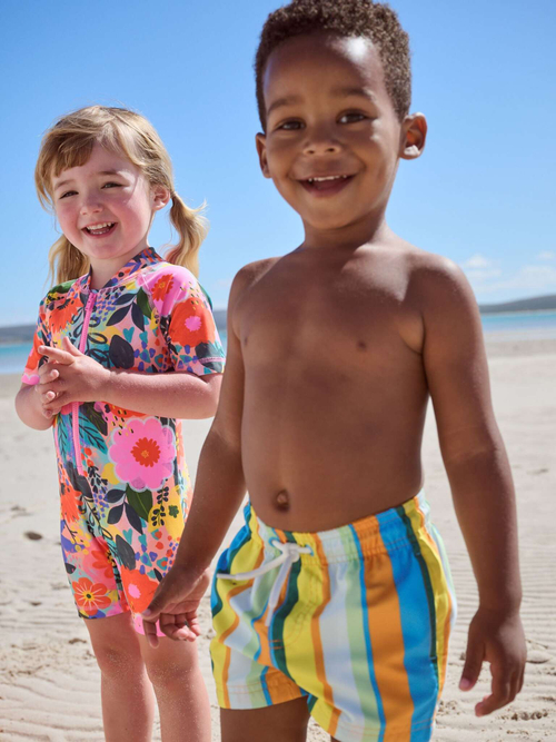 Плавки для мальчика Next E22-282, Белый, Синий, Желтый