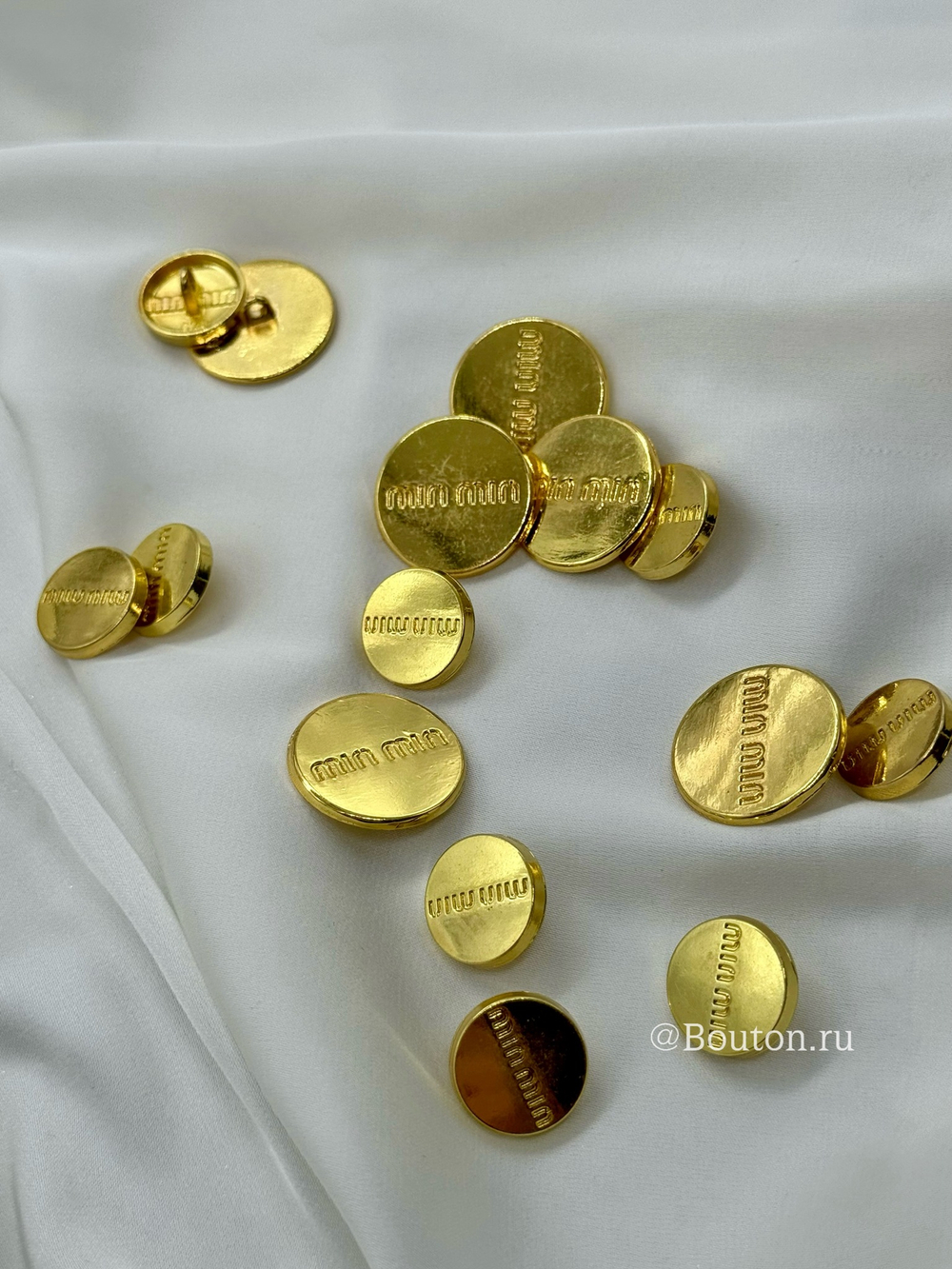 Пуговицы мин мин золотистые скидка