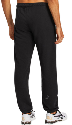Мужские теннисные штаны Asics Big Logo Sweat Pant - performance black/brilliant white