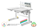 Детский стол Mealux Kingwood Multicolor TG + BD P-18 TG (арт. BD-820 TG Multicolor + BD P-18 TG)