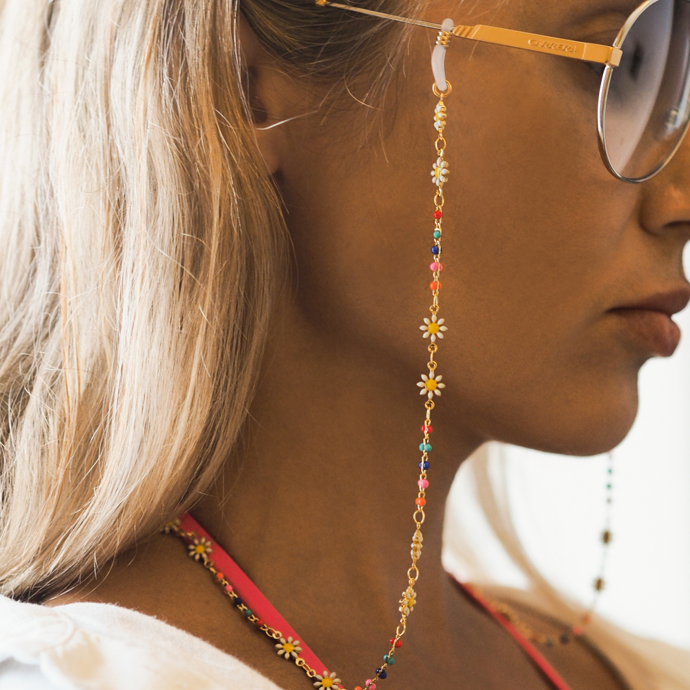 flower glasses chain