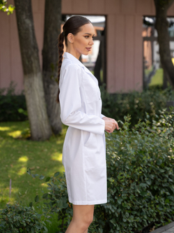 Халат медицинский женский | Х-252/2 кб клеон проф