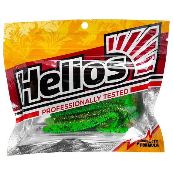 Виброхвост Shaggy 3,35&#39;/8,5 см Green Peas 5шт. (HS-16-051) Helios