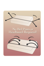 Набор для бондажа Fetish Fantasy Series Bed Bindings Restaint Kit (Цвет: черный)