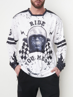 Джерси RIDE YOU MUST, белый