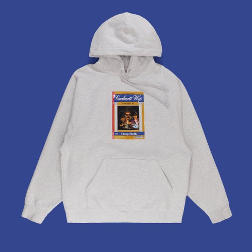 Толстовка мужская Carhartt WIP Cheap Thrills Hooded артикул:I032864_grey - купить в магазине Дайс