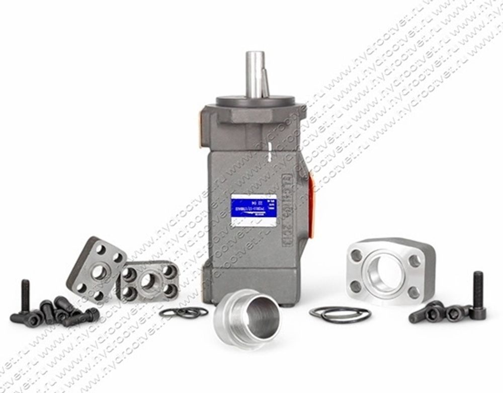 НПл 5-25/16 - Пластинчатый нерегулируемый насос сдвоенный с рабочим объемом 6,1+24,4 см3 (PV2R11-6/25RBAU2)