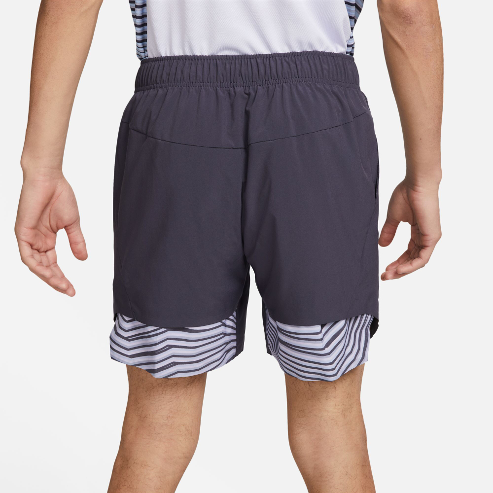 Мужские теннисные шорты Nike Dri-Fit Court Slam RG Shorts Men - Grey, Lilac