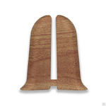 Заглушки (пара) к плинтусу "Идеал-М" Вишня тёмная