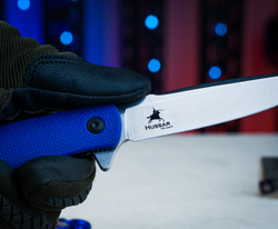🏆Складной нож Hussar PGK (Cryo) StoneWash Blue