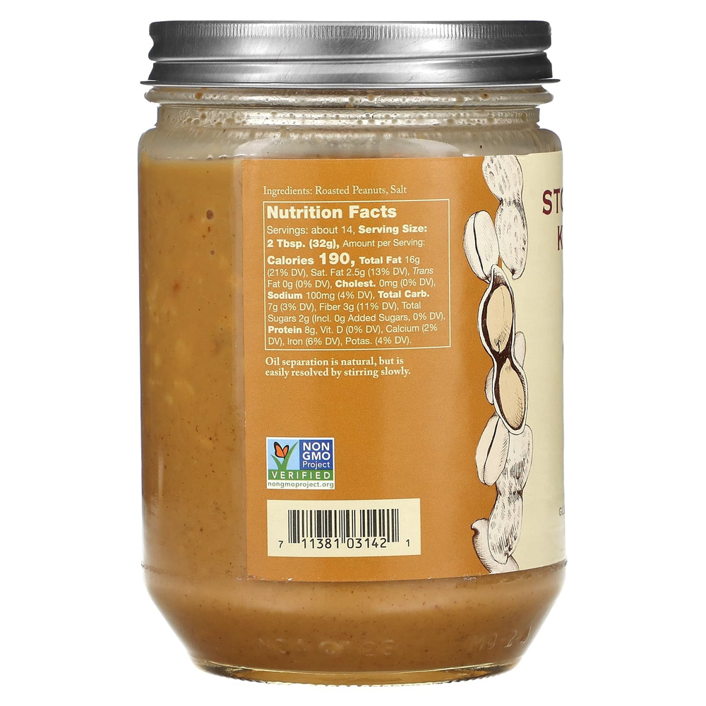 Stonewall Kitchen, арахисовая паста с кусочками арахисовой пасты, 439 г (15,5 унции)