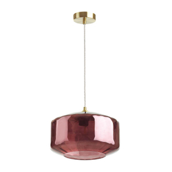 4782/1 PENDANT ODL21 409 бордовый/бронзовый Подвес E27 60W BINGA