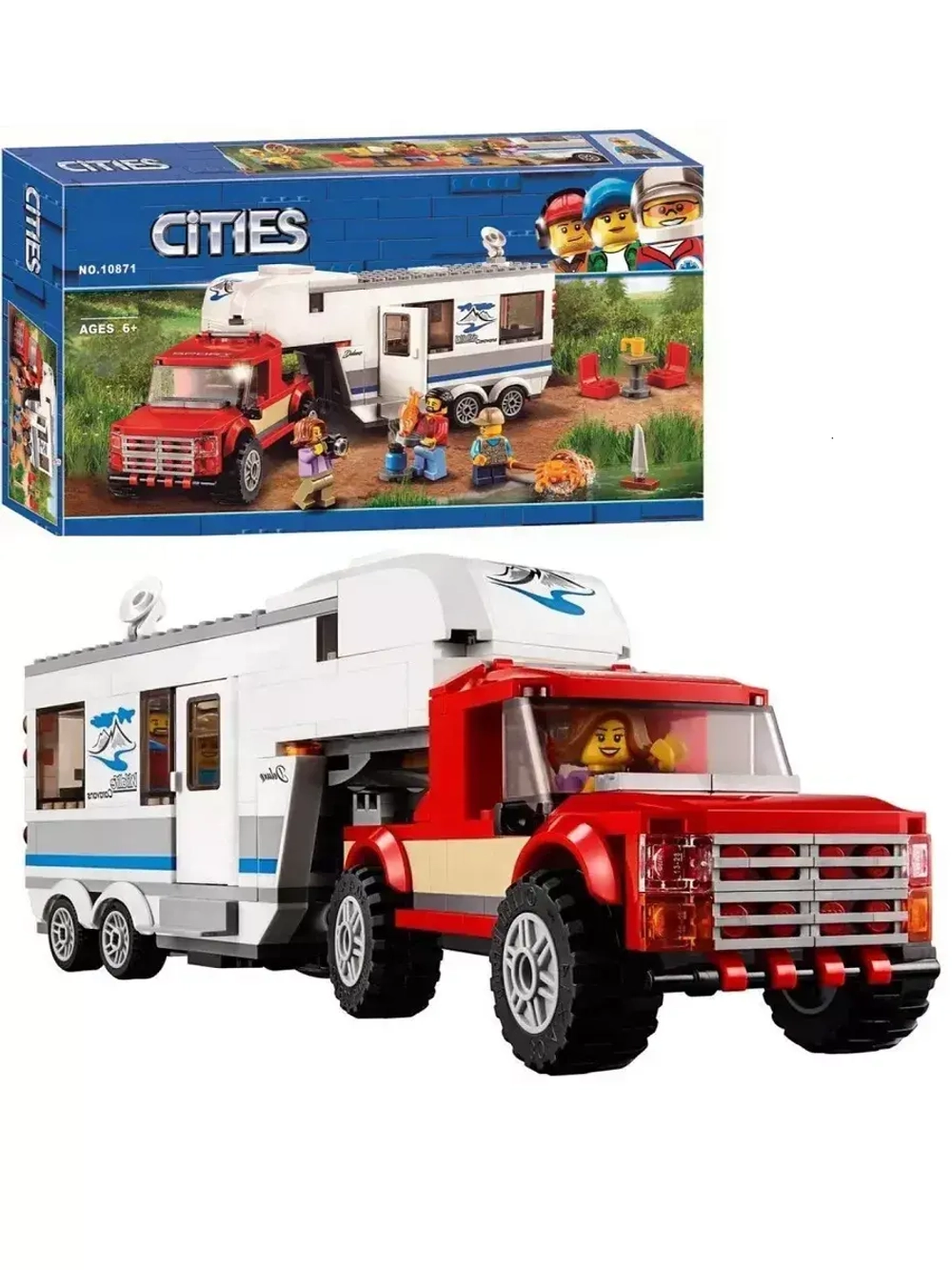 Конструктор Сити Дом на колесах 385 деталей 22093