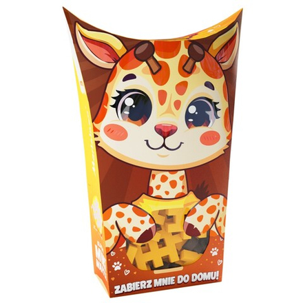Конструктор Marioinex Mini Waffle Pocket Pets 906880 «Жираф» 35 деталей 906880