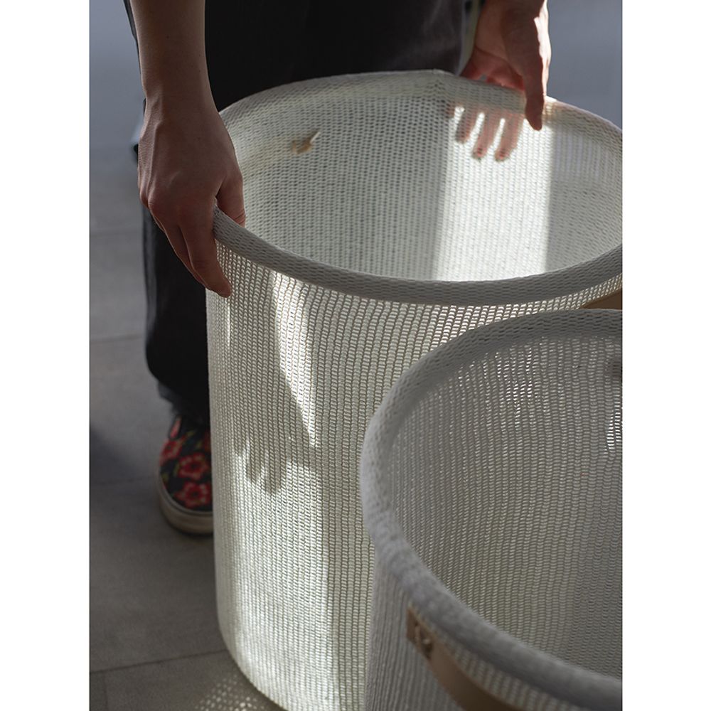 Корзина для хранения Sustainable collection, Ø37х52 см, молочная