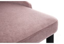 Стул на металлокаркасе Kora light purple / black