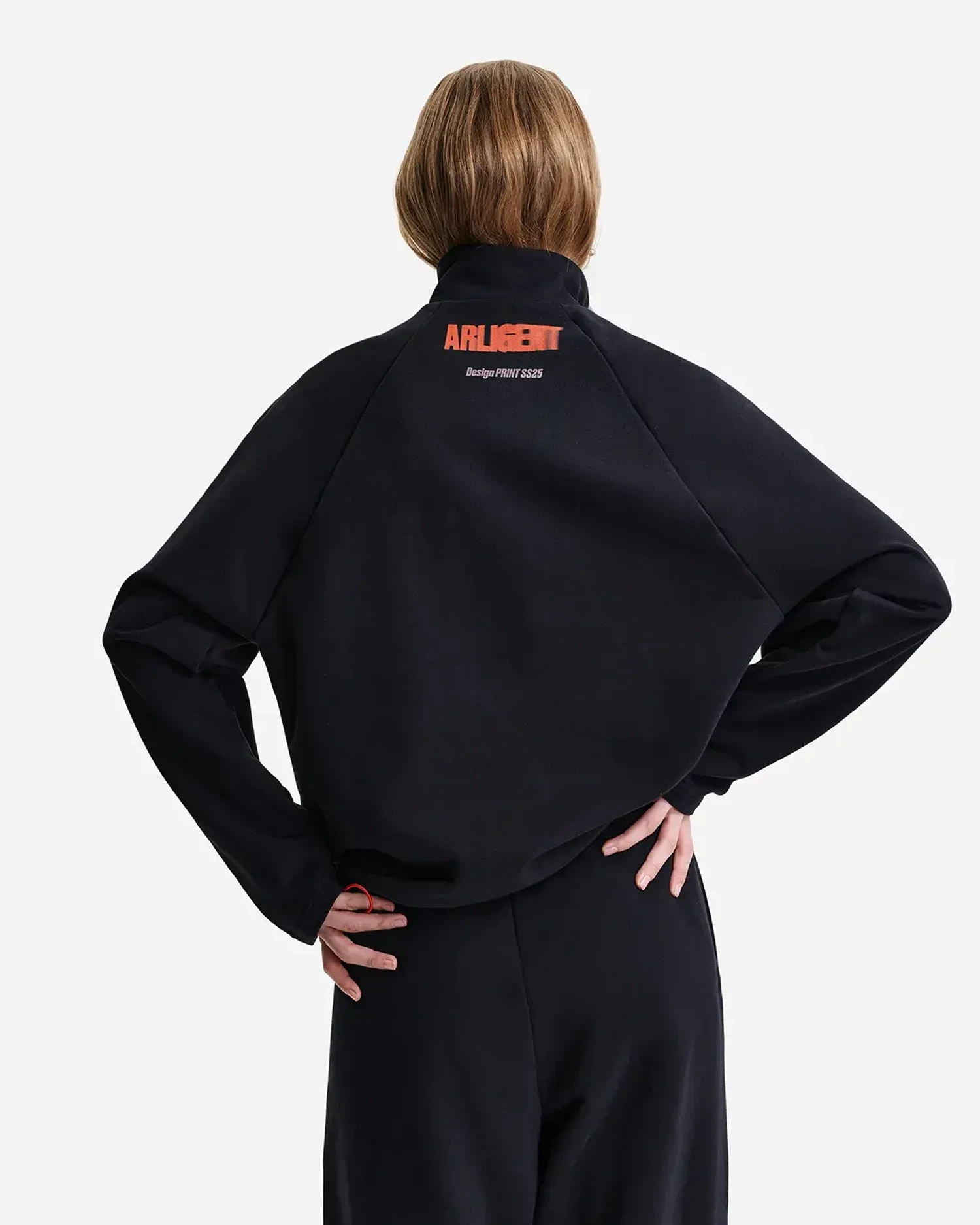 Свитшот на молнии из футера