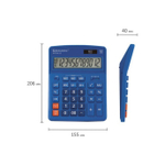 Калькулятор BRAUBERG EXTRA 12р /2 памяти/ (155*206) Синий, COLOR-12-BU