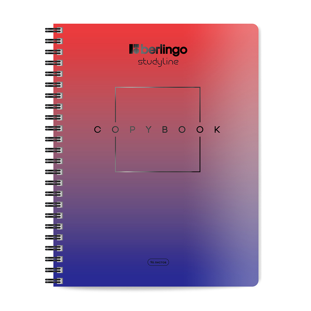 Тетрадь 96л., A5, клетка Berlingo "Radiance", 80г/м2, софт-тач, ассорти
