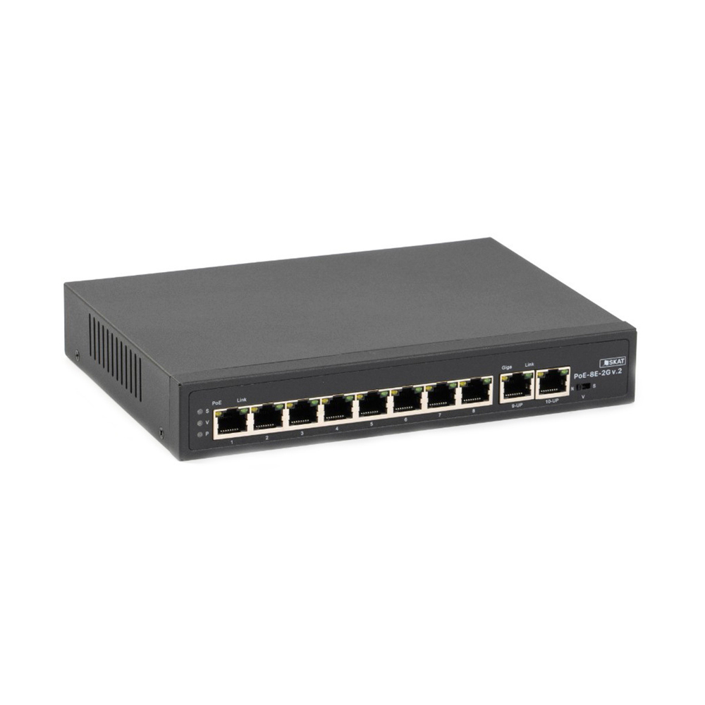 SKAT PoE-8E-2G v.2 PoE коммутатор Бастион