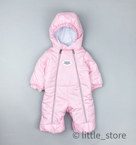 Комбинезон демисезонный "Леон" розовый