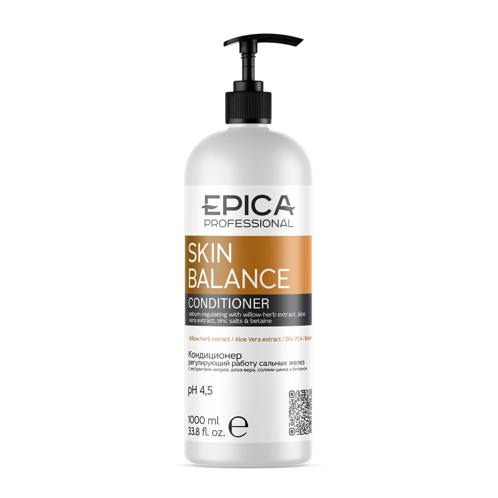 Кондиционер EPICA Professional Skin Balance регулирующий работу сальных желез 1000мл