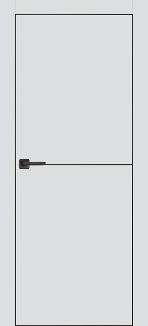 Дверь PX-19 черная кромка с 4-х ст. / Цвет Агат / Двери PROFILO PORTE