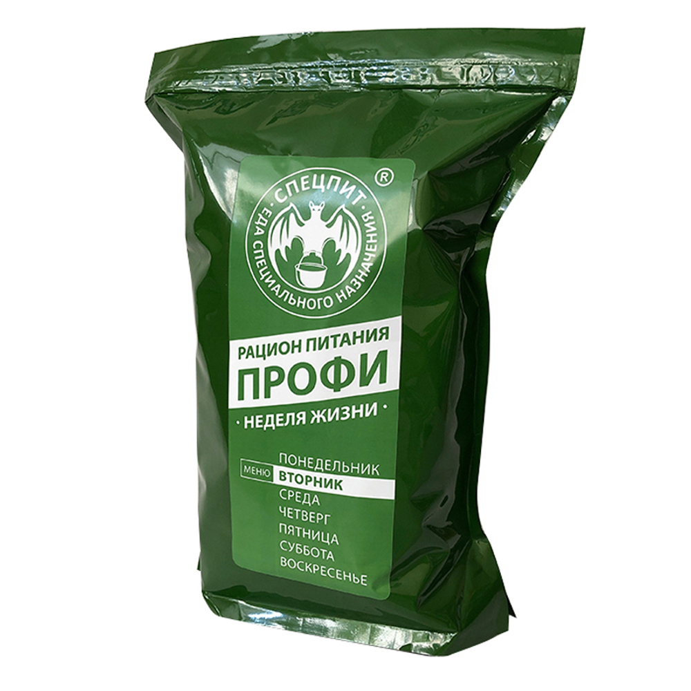 Рацион питания ИРП меню "ВТОРНИК" (Профи) Спецпит