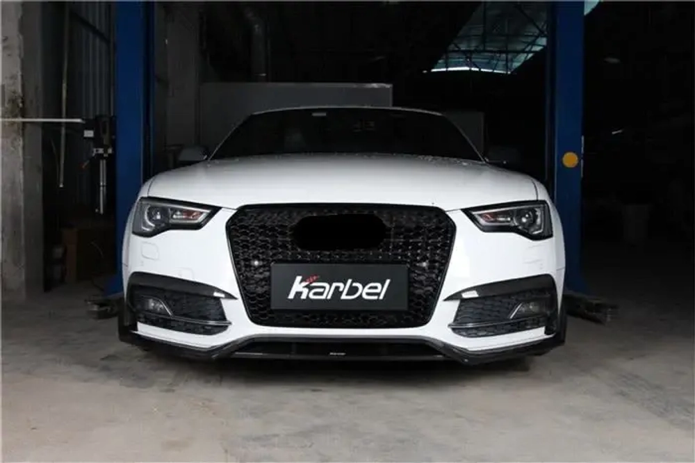 Карбоновая губа для AUDI A5 S LINE & S5 2012-2016 B8.5 Ауди обвес