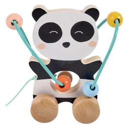 Детская развивающая игрушка "В мире животных" Каталка Панда