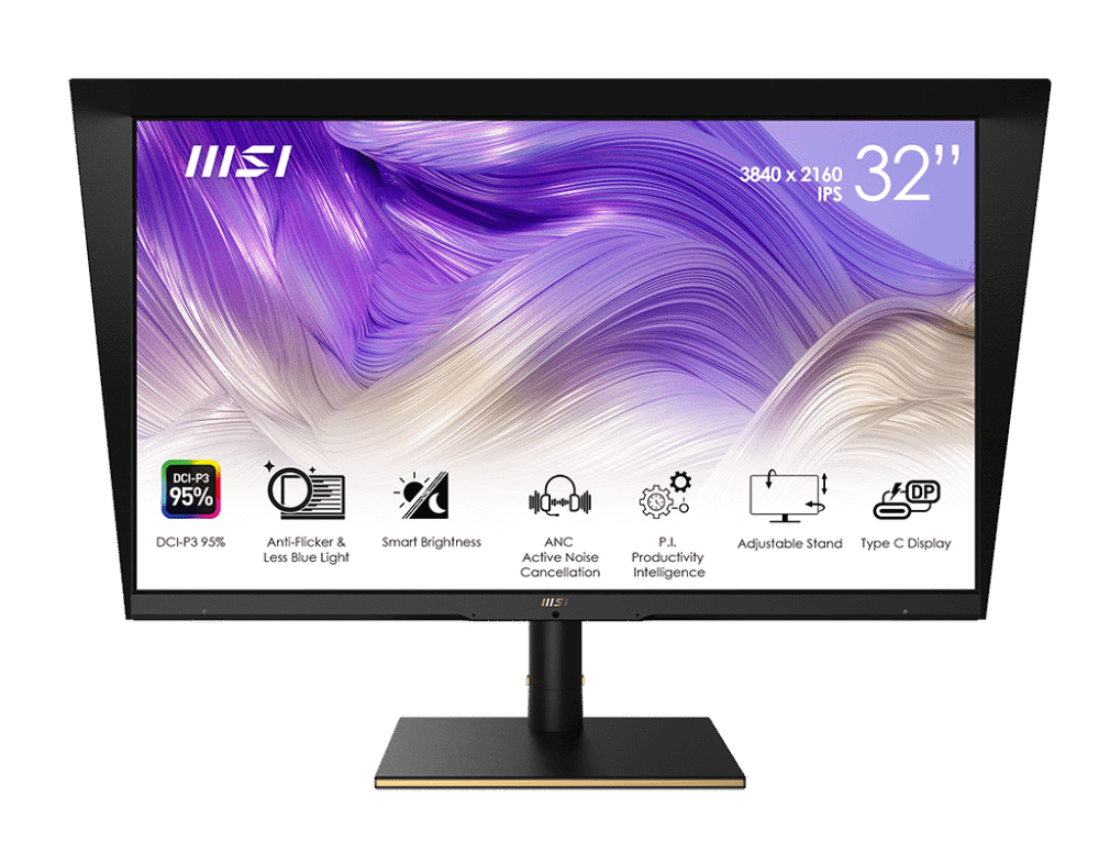 Монитор 32" MSI Summit MS321UP IPS 3840x2160 60Hz 4ms 1000:1 2xHDMI 1xDP 5xUSB