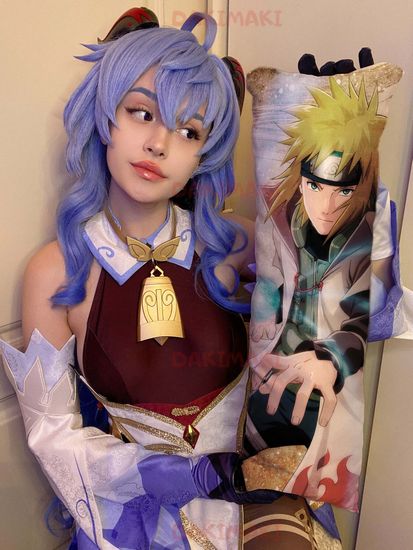 Мини дакимакура Минато Намиказэ из Наруто арт. M0351, 60х20 см