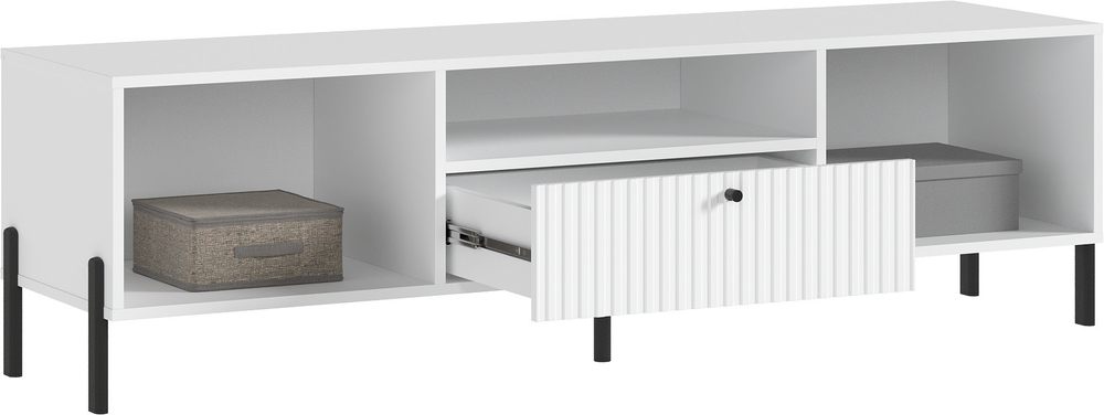 Тумба ТВ Оливия (малая) (металл), Белый, Шарли Белый