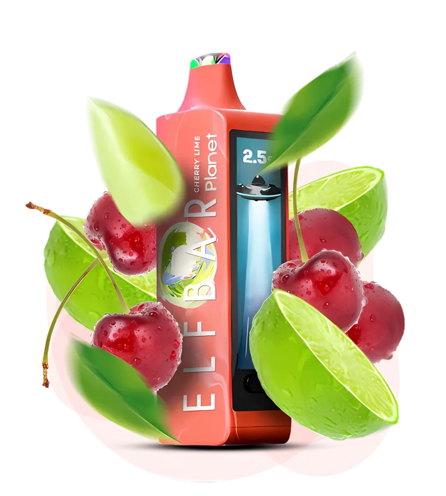 Elf Bar Planet 25000 - Cherry Lime (5% nic)