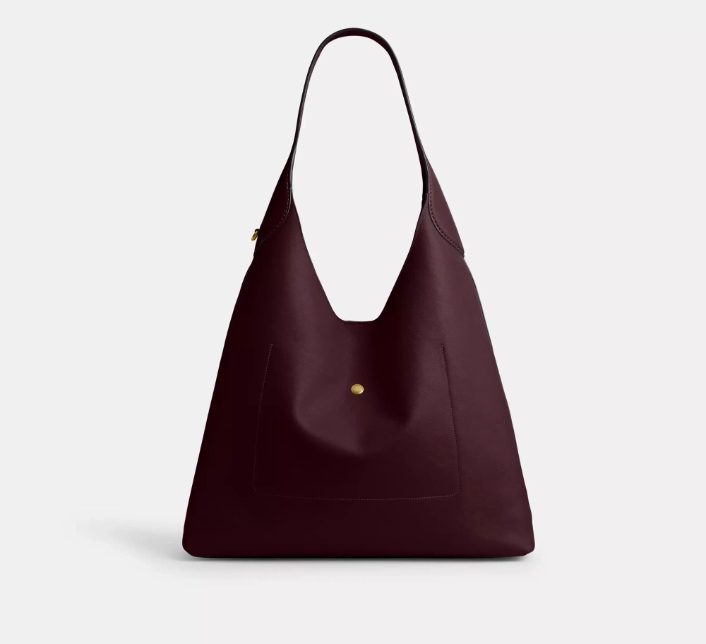 COACH СУМКА ЧЕРЕЗ ПЛЕЧО BROOKLYN 39, БОРДОВЫЙ