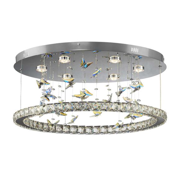 Люстра хрустальная с пультом Citilux ETERA CL322050