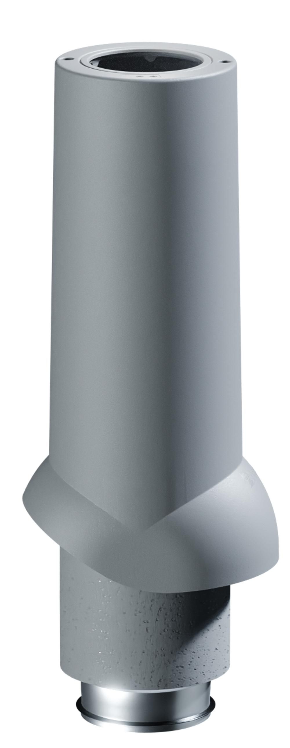 Docke PREMIUM/ Выход вентиляционный ИЗЛ-125/700/ Труба Серый