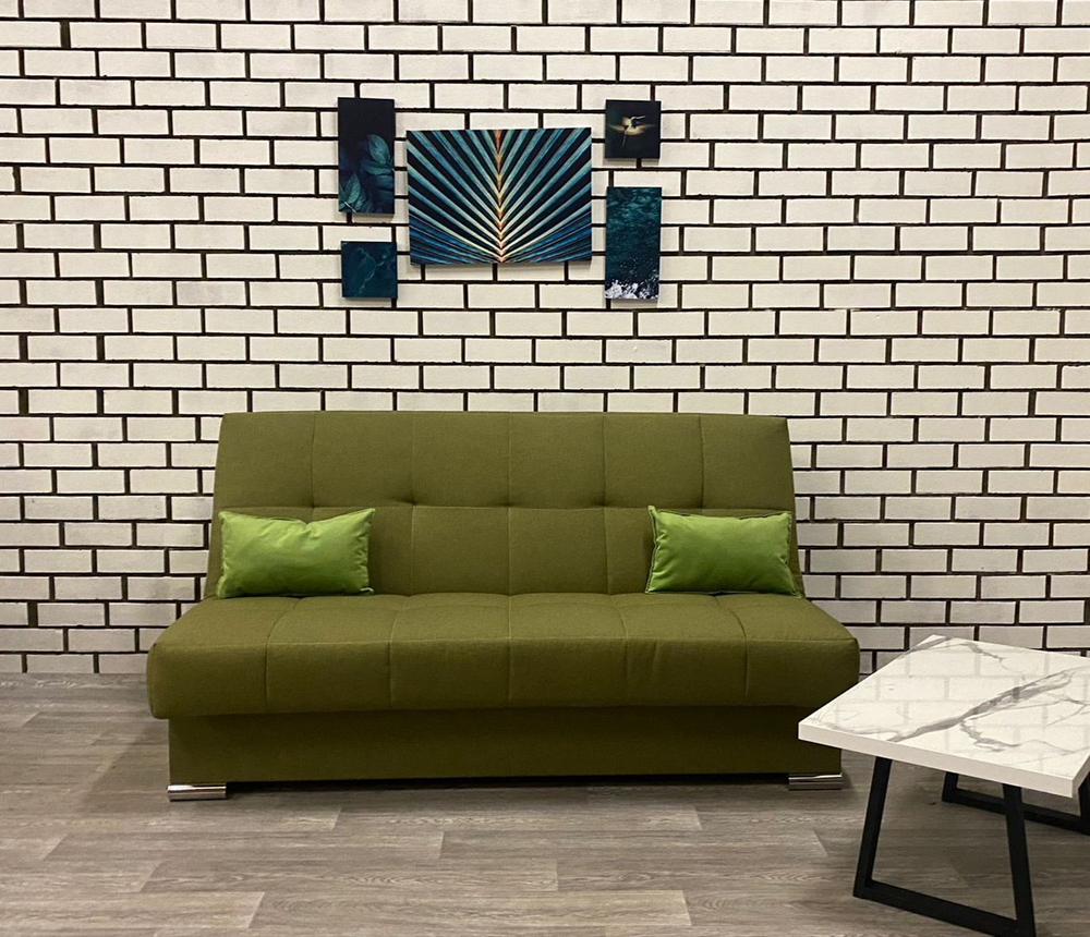 Диван Белиз Savana green (рогожка)