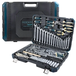 Набор инструментов 180пр. 1/4'', 3/8'', 1/2''(6гр.) RockFORCE LIGHT RF LIGHT-41802-5