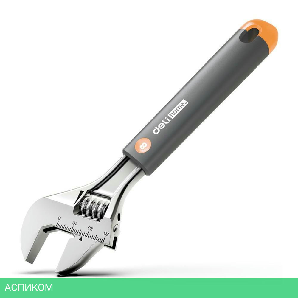 Ключ разводной Deli HT1508C Gray