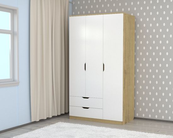 дуб бунратти / белый