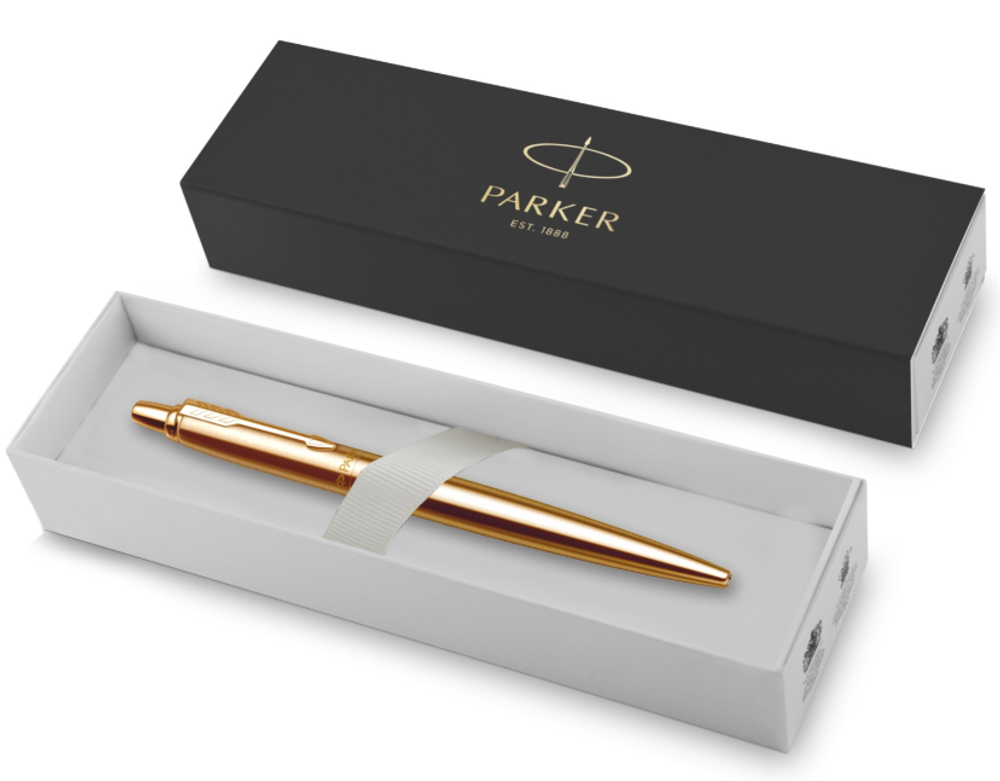 Parker Jotter Gold GT шариковая ручка, M, подарочная упаковка