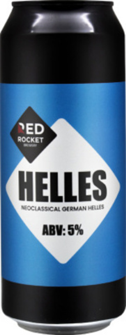 Пиво Рэд Рокет Хеллес / Red Rocket Helles 0.5 - банка