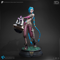 Фигуркаел Джинкс Лига легенд Jinx League of Legends