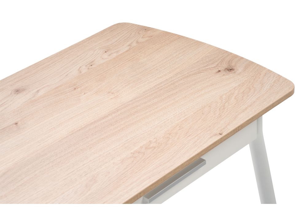 Стол Ревари 90х60х76 эврика / белый