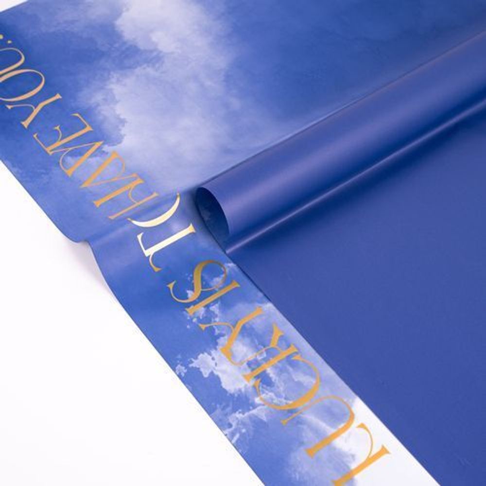 ЛИСТ Легкость облаков 58*58/20шт СИНИЙ